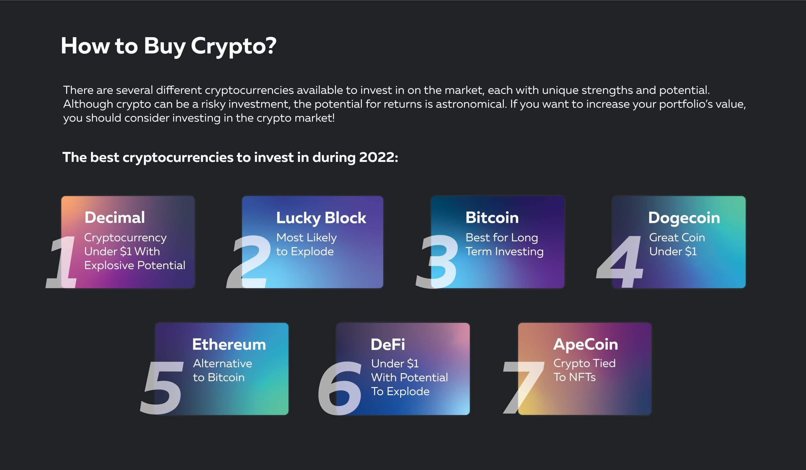 the crypto to buy now