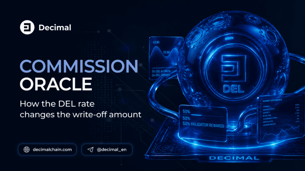 We break down how a DecimalChain fee is calculated, how the price oracle converts it into DEL, and why the USD cost of operations stays the same.