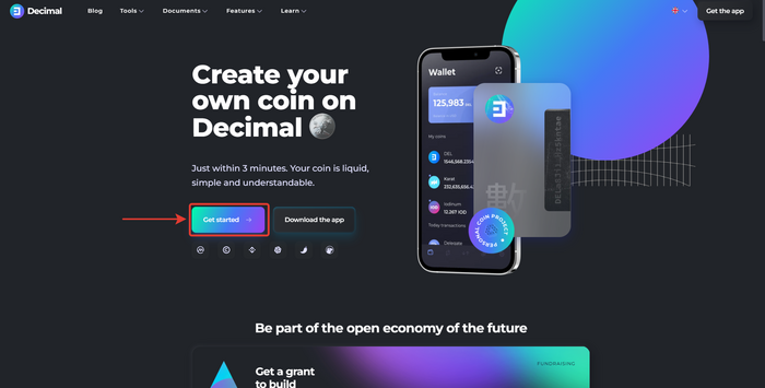 How to access Decimal wallet 1.png