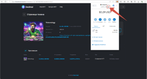 Как отправить NFT блокчейна Decimal в кошелек MetaMask 04.png